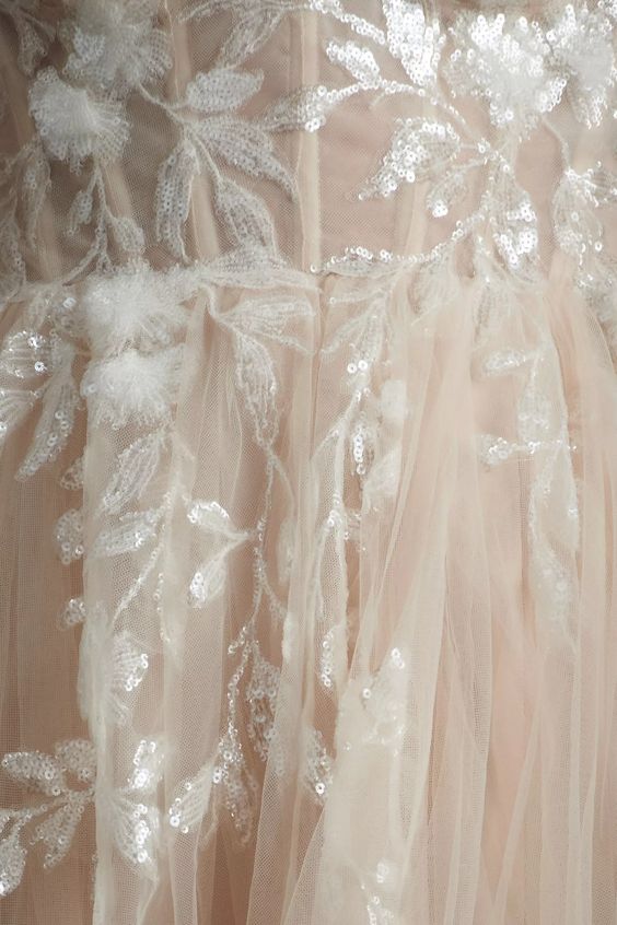 Wtoo Austin Gown - Elegant Wedding Dress with Lace Details | Perfect for Bridal Ceremonies, Formal Events & Special Occasions