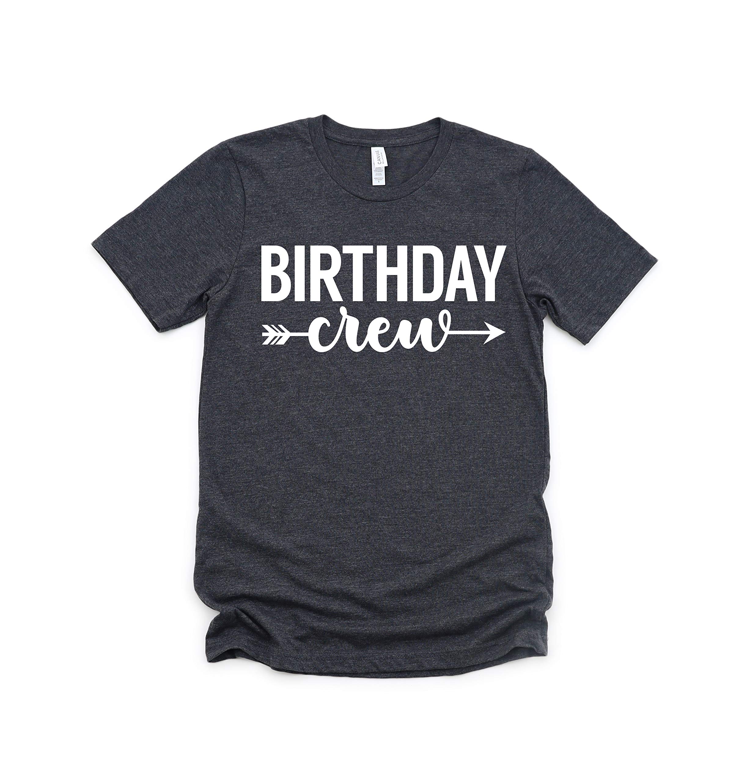 Birthday Crew Shirts for Women & Men - Matching Birthday Squad T-Shirts - Fun Birthday Party Tees - Cute Birthday Girl/Boy Gift Tops - Perfect for Birthday Celebrations & Group Photos