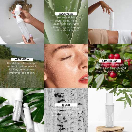 Fitglow Beauty Artemisia Clarifying Toner for Acne-Prone Skin - Soothing Facial Toner with Natural Ingredients for Oily & Sensitive Skin - Perfect for Daily Skincare Routine & Post-Workout Refresh