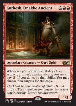 Magic The Gathering - Kurkesh, Onakke Ancient (153/269) - Magic 2015 - Rare MTG Card for Commander & Vintage Decks - Collectible Trading Card Game