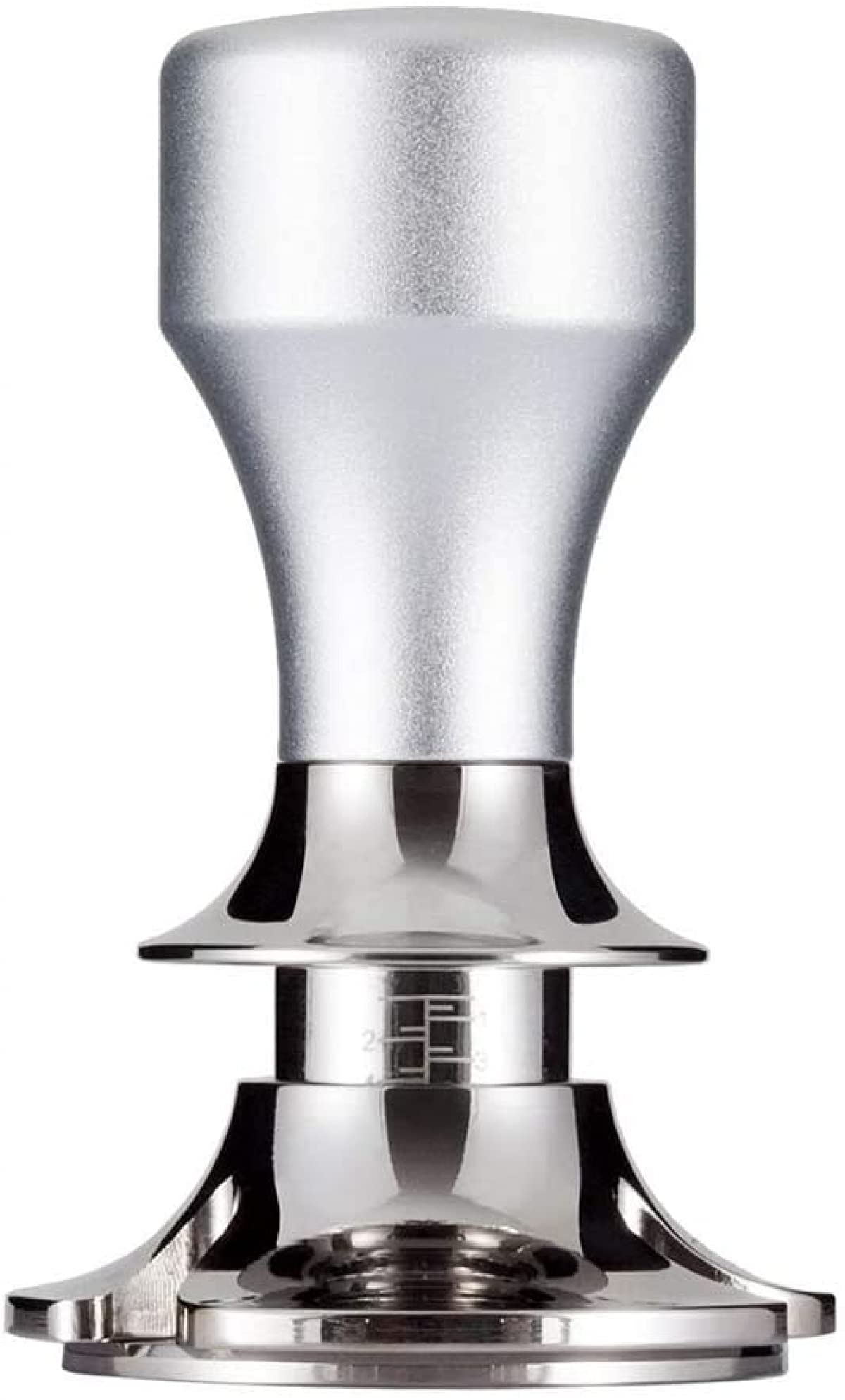 58.5mm Espresso Tamper - Adjustable Depth Coffee Powder Press with Stainless Steel Flat Base - Perfect for Professional Baristas & Home Coffee Brewing - Ideal for Espresso Machines, French Press, and Coffee Shops