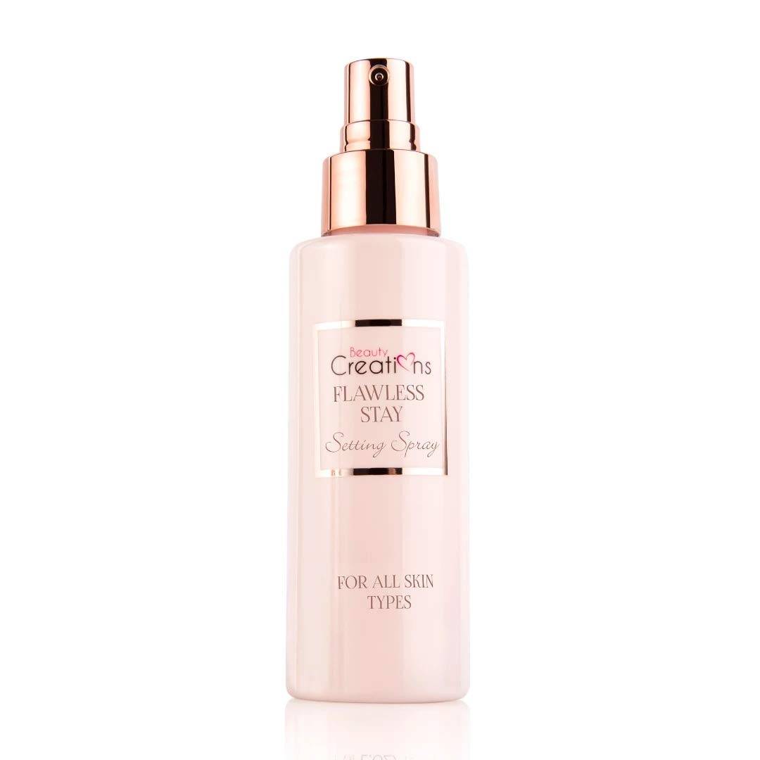 Beauty Creations Flawless Stay Setting Spray - Long Lasting Makeup Setting Spray for All-Day Wear, Oil Control & Shine-Free Finish | Perfect for Weddings, Parties & Daily Makeup Routine