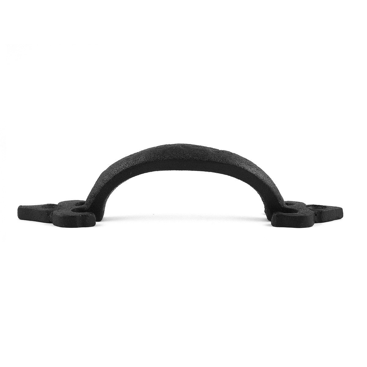 Vintage Black Wrought Iron Cabinet Handle 4.8