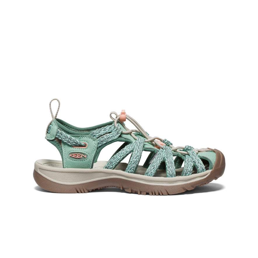 Women's Whisper Running Shoes - Granite Green & Peach Parfait | Lightweight Comfort for Jogging, Gym Workouts & Daily Wear