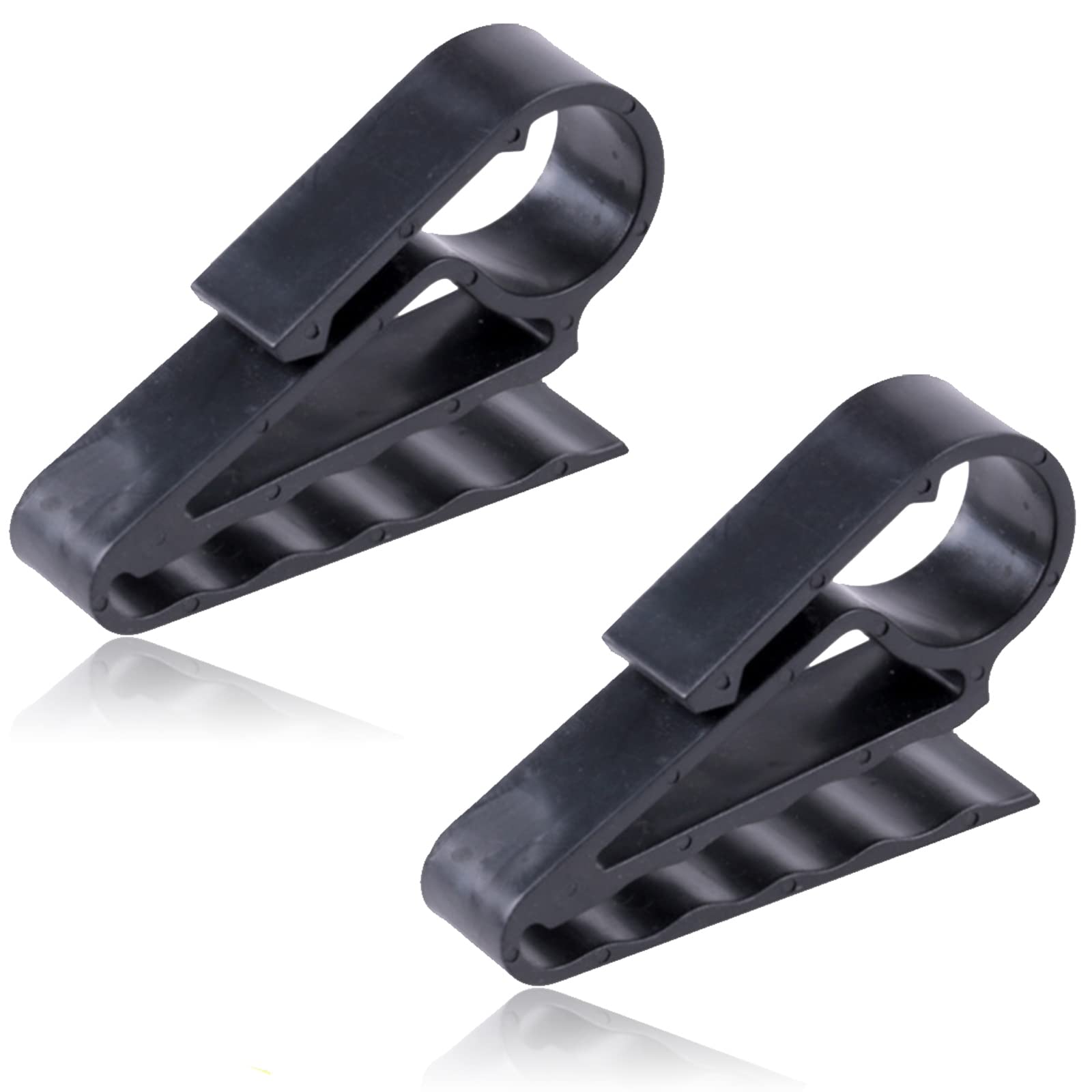 Premium 2-Pack Black Flexible Golf Cigar Holder Clip - Universal Cigar Minder for Golf Bags, Carts & Putters - Perfect for Golf Courses, Boating & BBQ Grilling - Durable Golf Accessories for Cigar Lovers