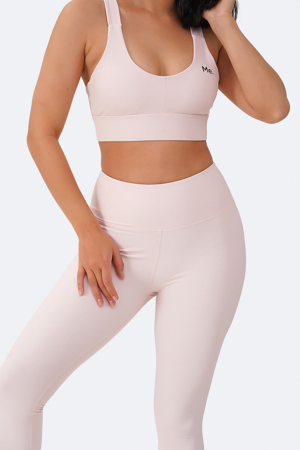 Pink Vanilla High Waisted Leggings for Women - Soft Yoga Pants with Tummy Control - Perfect for Workout, Running & Lounge Wear