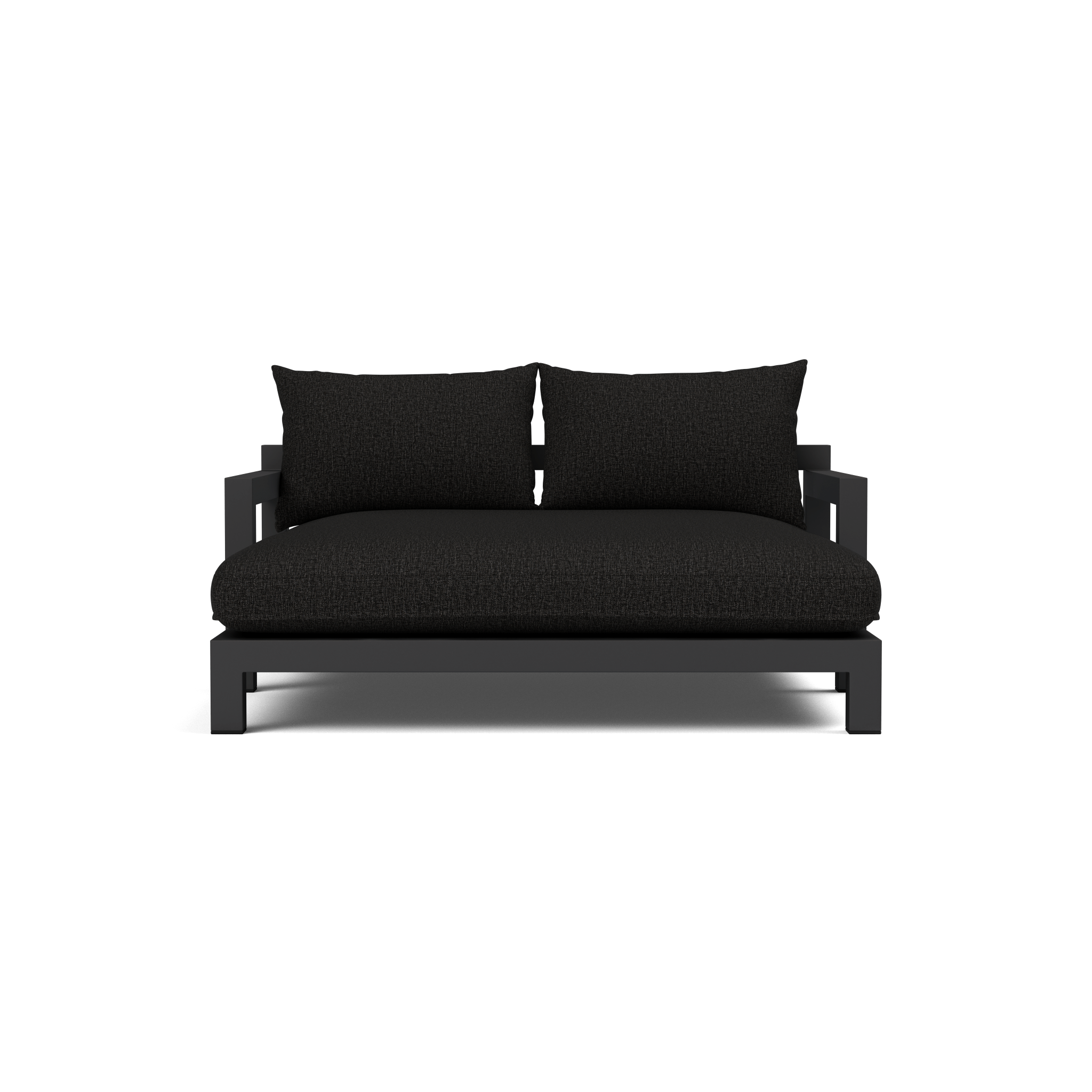Pacific Aluminum Daybed - Lightweight & Durable Outdoor Patio Furniture for Poolside Lounging, Sunbathing, and Relaxation