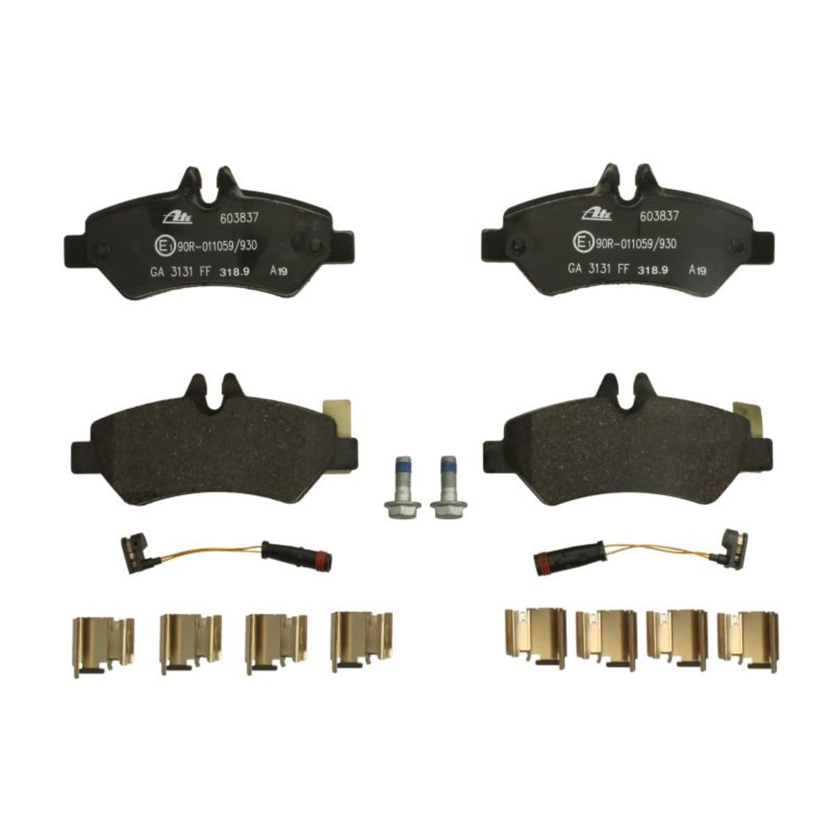 ATE 13-0460-3837-2-02 Brake Pads - Premium Disc Brake Pads for Smooth & Quiet Stopping | Perfect for Daily Commuting & City Driving