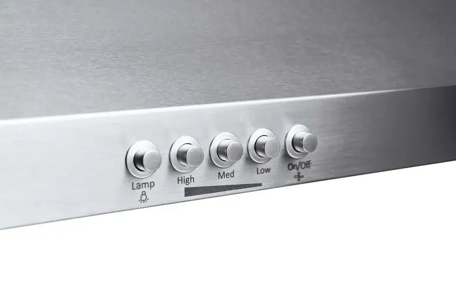 Hauslane UC C100SS 30 Inch Stainless Steel Under Cabinet Range Hood - Powerful 900 CFM Ducted Kitchen Ventilation for Smoke & Odor Removal - Perfect for Home Chefs & Modern Kitchens