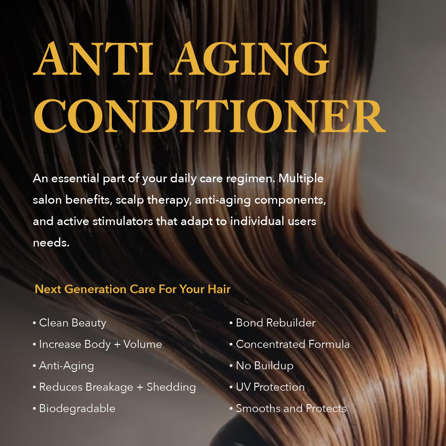 Professional Hair Conditioner for Deep Conditioning, Volumizing & Hydration - Promotes Strong Healthy Hair, Scalp Care & Hair Growth - 32 oz Bottle - Perfect for Daily Use, Damaged Hair Repair & Salon-Quality Results at Home