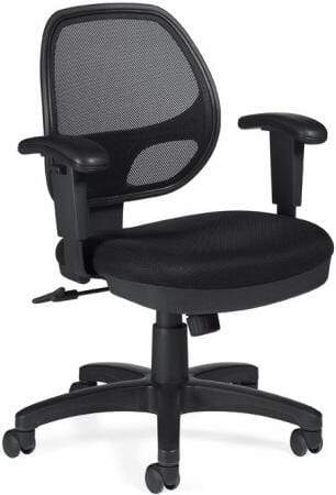 Ergonomic Mesh Office Chair with Lumbar Support - Adjustable Height & Swivel - [OTG11647B] for Home Office, Gaming & Workspace Comfort