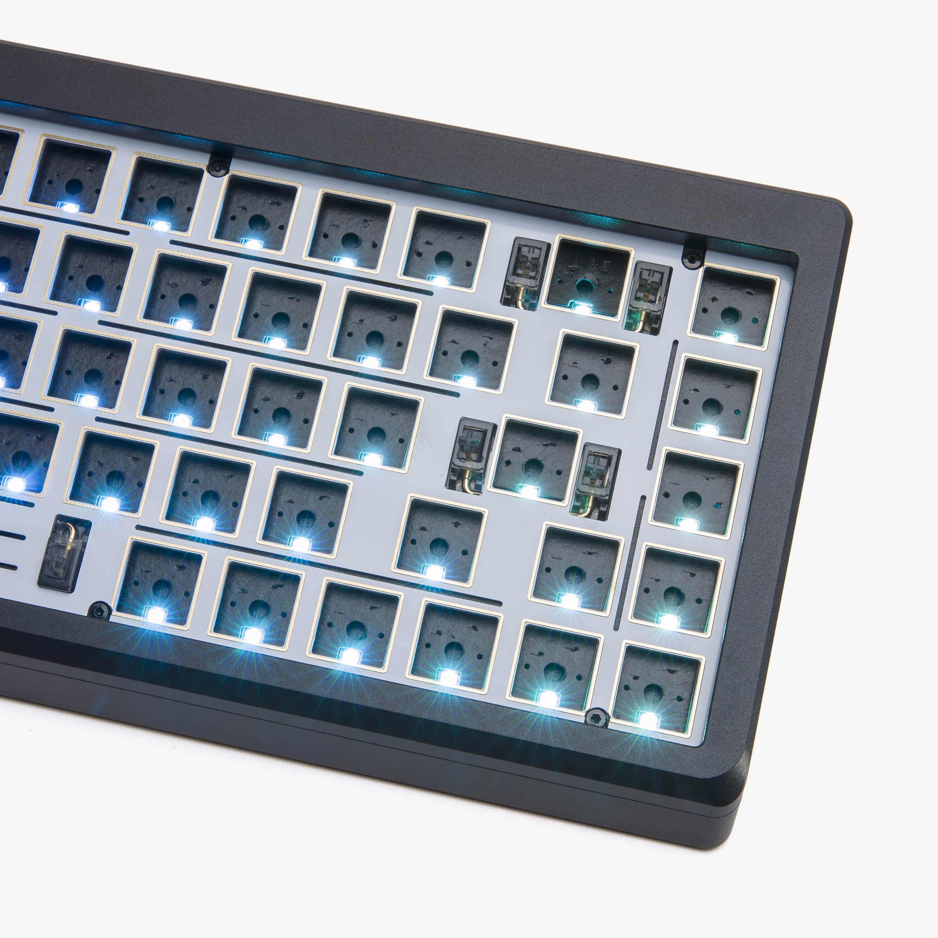 Higround Summit 2.0 65% Barebone Mechanical Keyboard Kit - Black | Compact Gaming & Typing Keyboard for PC & Mac | Perfect for Esports, Office Work & Home Use