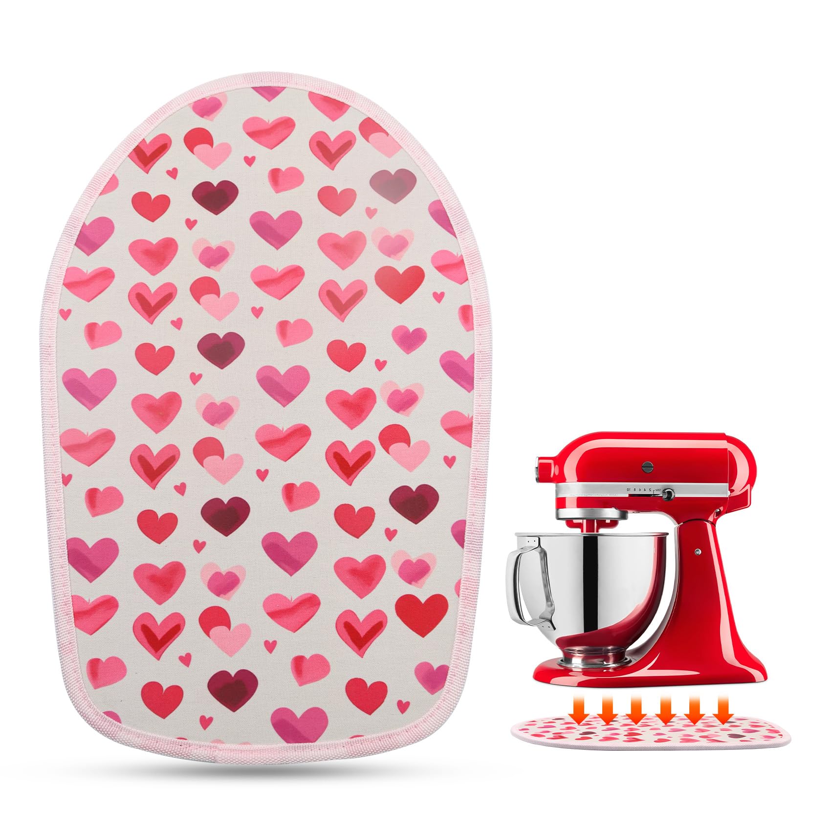 KitchenAid Mixer Sliding Mat - Non-Slip Slider Pad for KitchenAid Artisan 4.5-5 Qt Tilt-Head Stand Mixer | Countertop Protector & Mixer Mover Accessory | Perfect for Baking, Cooking & Kitchen Organization