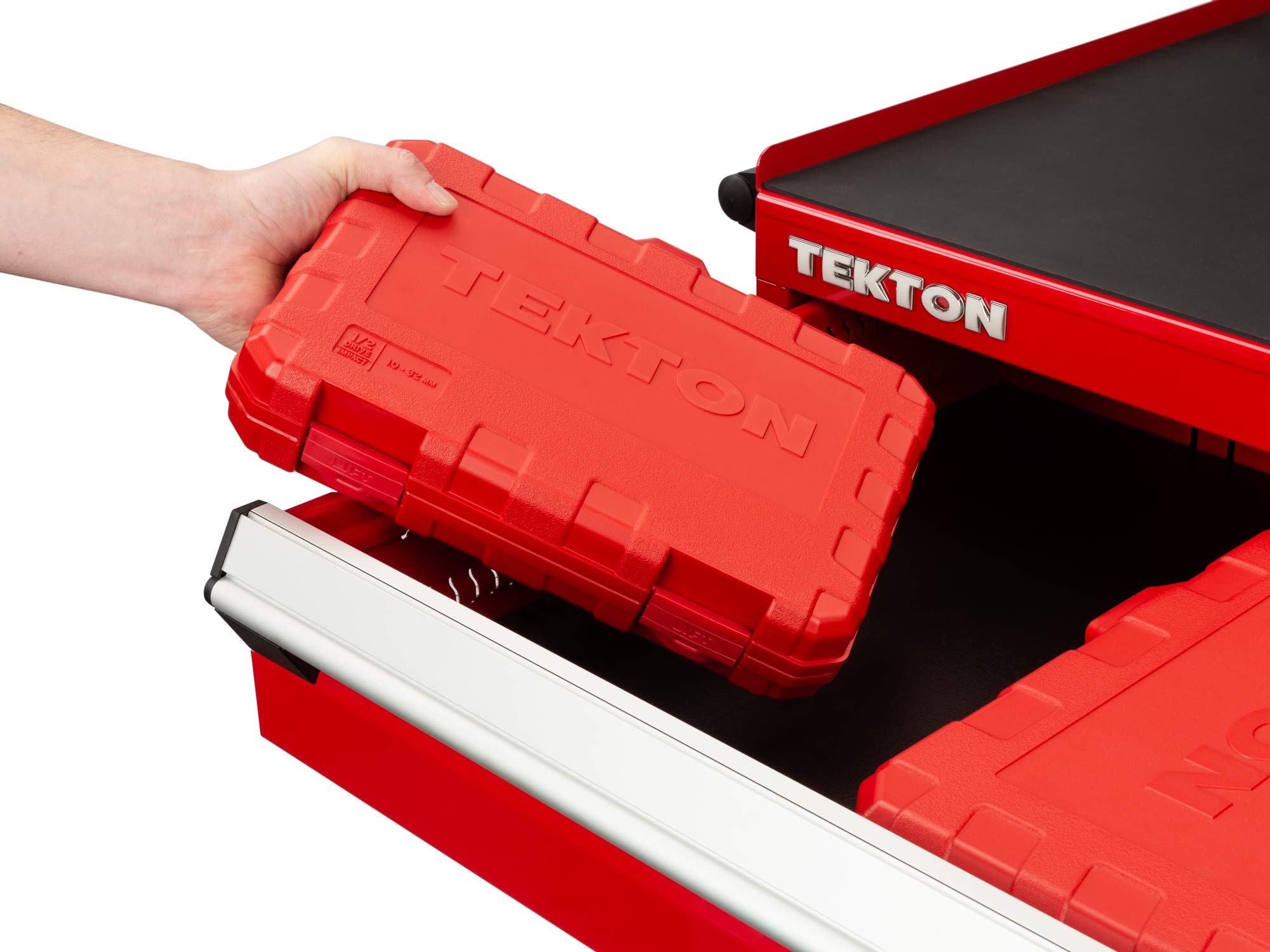 TEKTON 1/2 Inch Drive 6-Point Impact Socket Set, 23-Piece (10-32 mm) - SID92322 | Professional Grade Chrome Molybdenum Steel Sockets for Automotive Repair & Heavy Duty Mechanical Work