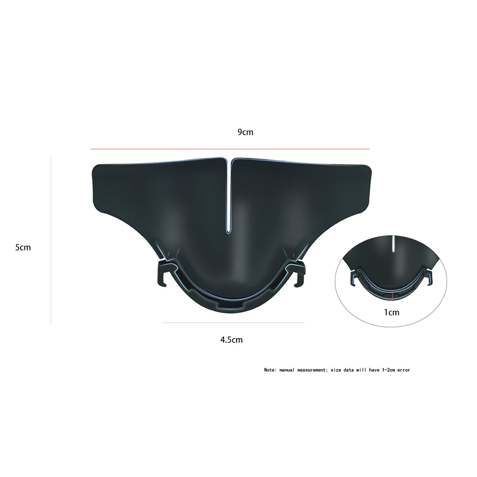1 PC VR Headset Soft Nose Pad for Meta Quest 3 - Anti-Light Leak Silicone Nose Guard & Blackout Cover Cushion Accessories - Perfect for Gaming, VR Movies & Immersive Experiences