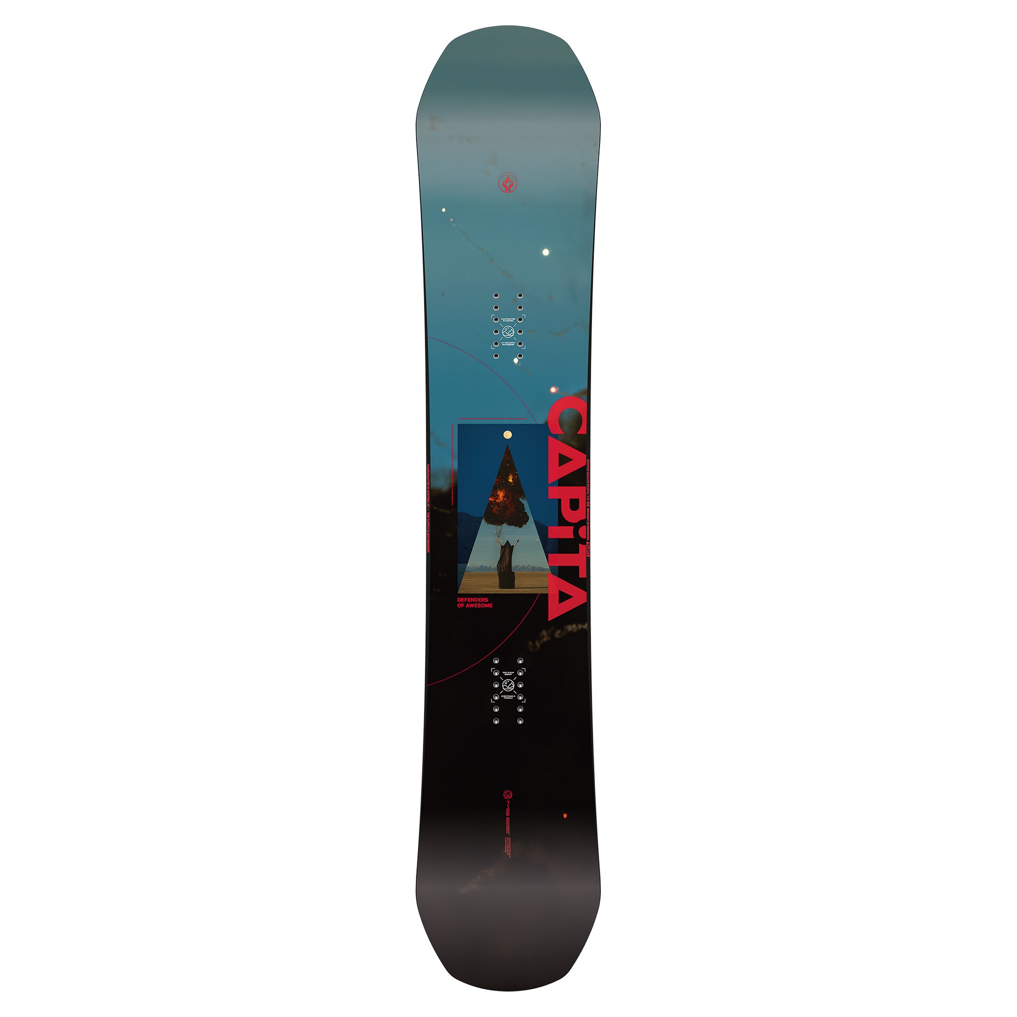 CAPiTA Defenders Of Awesome Snowboard 2025 - Premium All-Mountain Freestyle Snowboard for Men & Women - Perfect for Park, Powder & Freeride Adventures