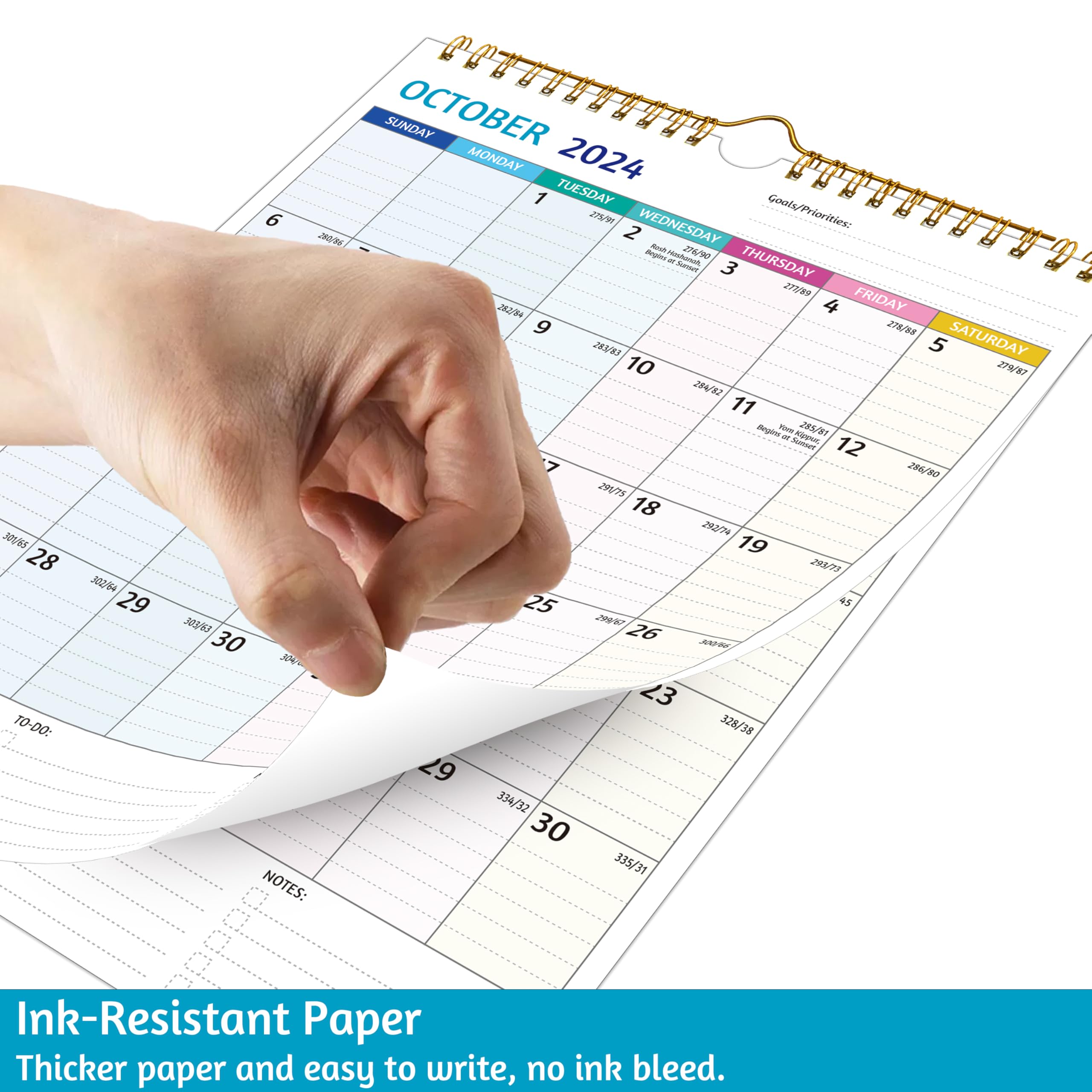 2025-2026 Wall Calendar with Monthly Pages (Dec 2024 - Jun 2026) | 8.5