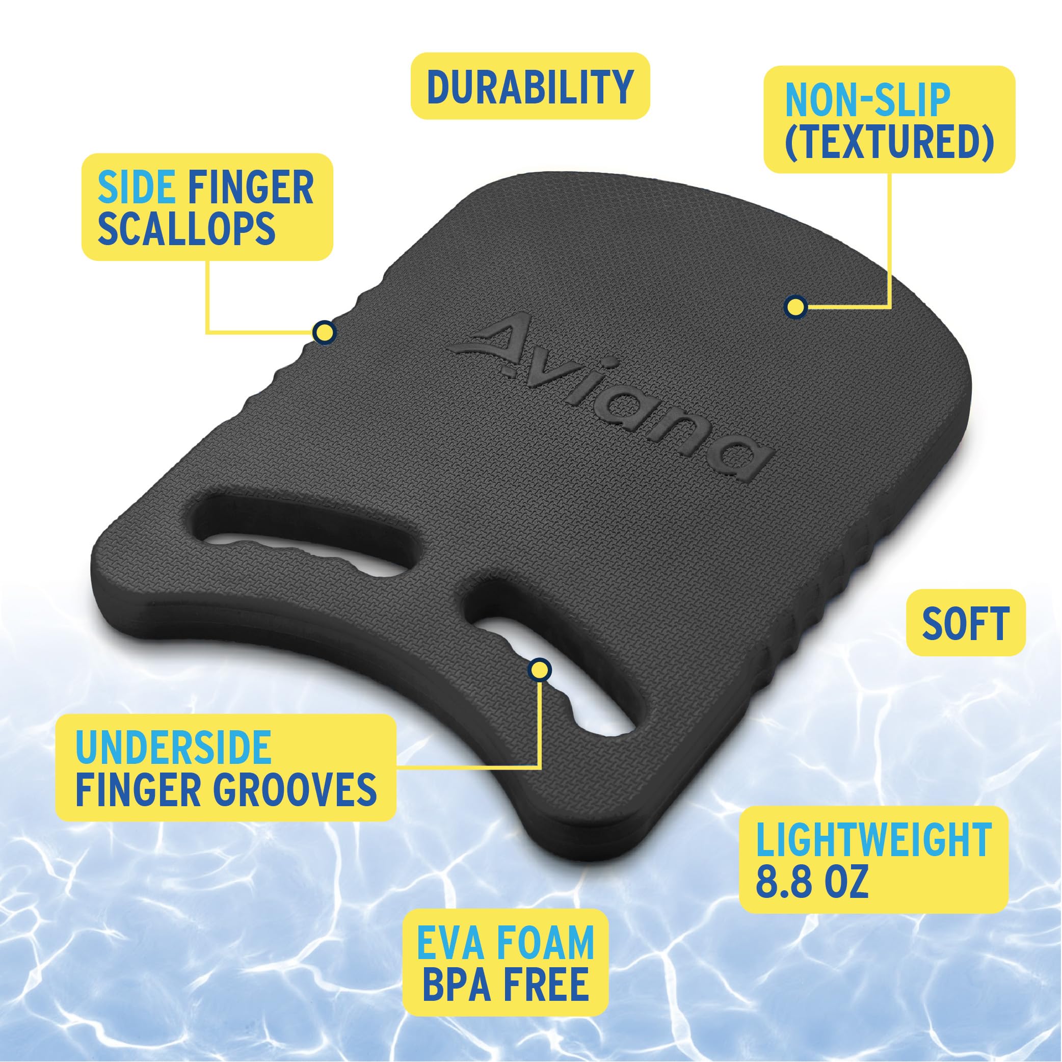 **Junior Kickboard Buoy for Kids & Toddlers - Swimming Aid & Training Board - Learn to Swim in Pool - BPA Free - Perfect for Swim Lessons, Water Exercise & Fun**