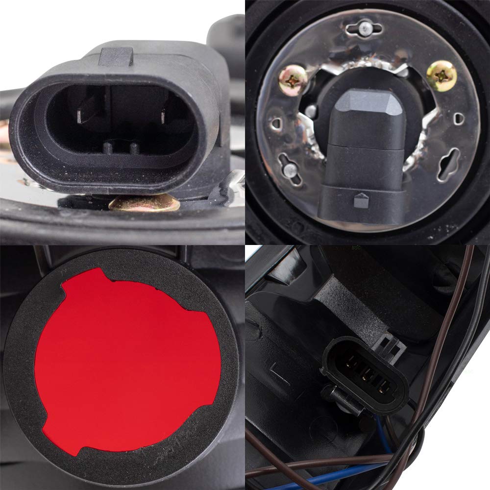 Brock Replacement 6-Piece Headlight & Taillight Kit - Compatible with 2004-2012 Chevy Colorado & GMC Canyon Pickup Trucks | Includes Parking Signal Lamps | Perfect for Night Driving & Vehicle Restoration
