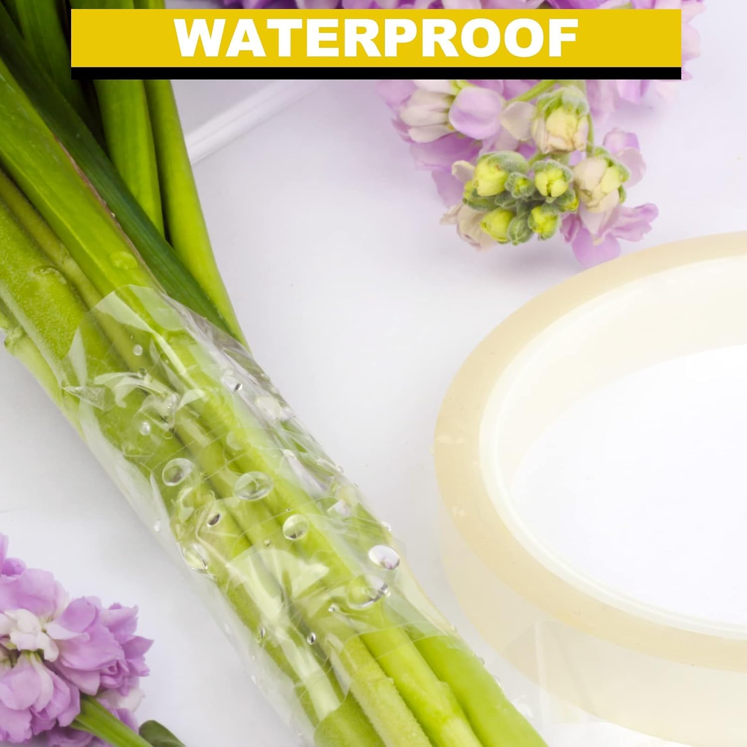 2Packs Clear Floral Tape - 1/4