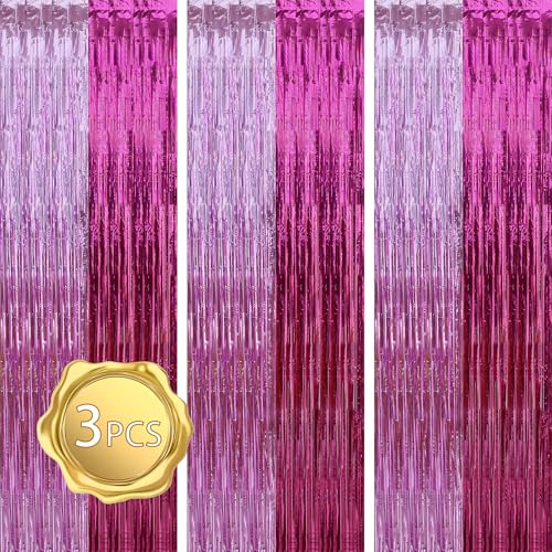3 Pack-hot pink
