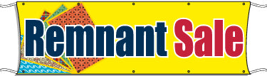 Large Outdoor Banner for Sale - Durable & Weatherproof Vinyl Banners - Perfect for Store Promotions, Events & Yard Sales