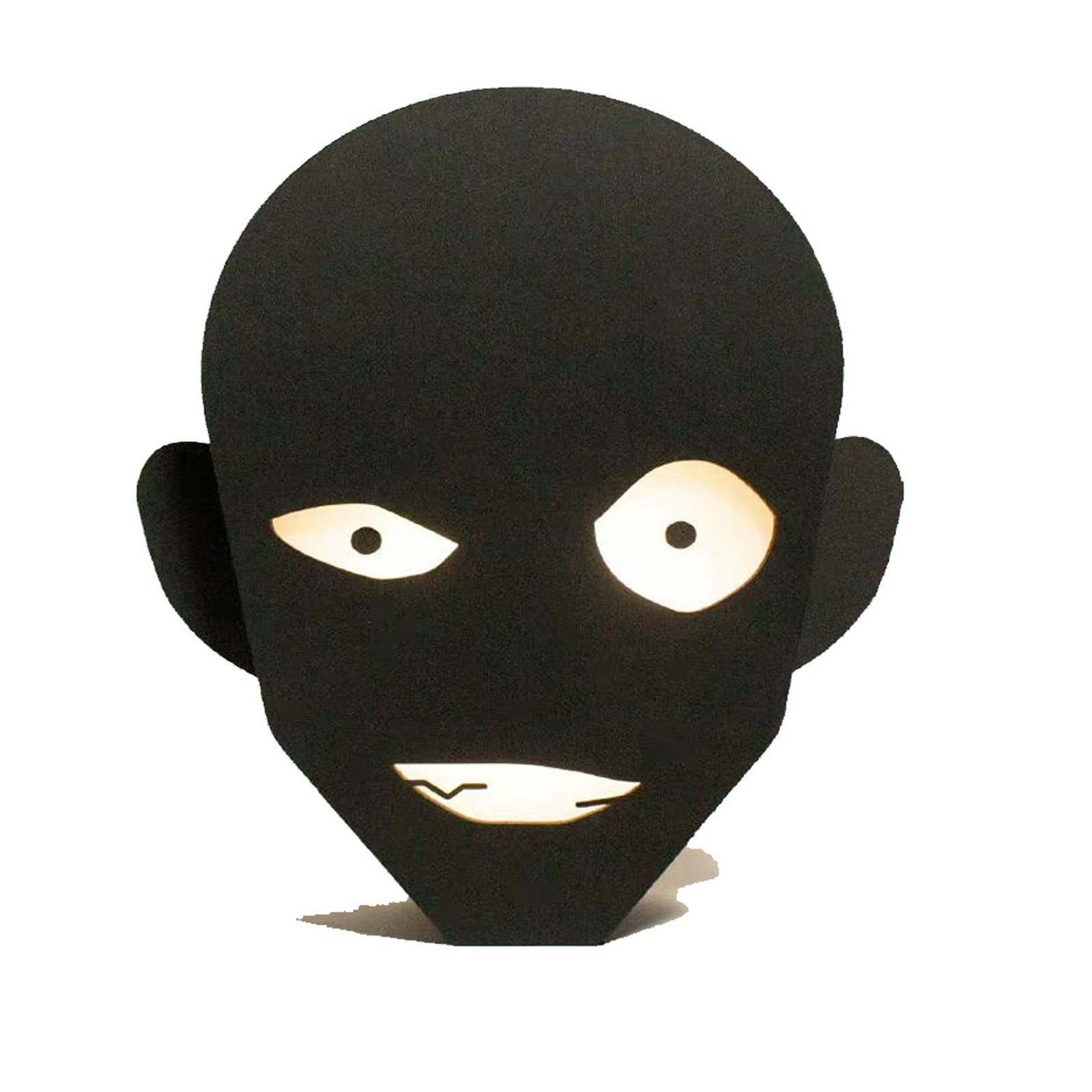 Anime Villain Black Lampshade - Small Desk Lamp Shade for Spoof Decor, Perfect Gift for Anime Fans | Home Office & Gaming Room Lighting Accessory