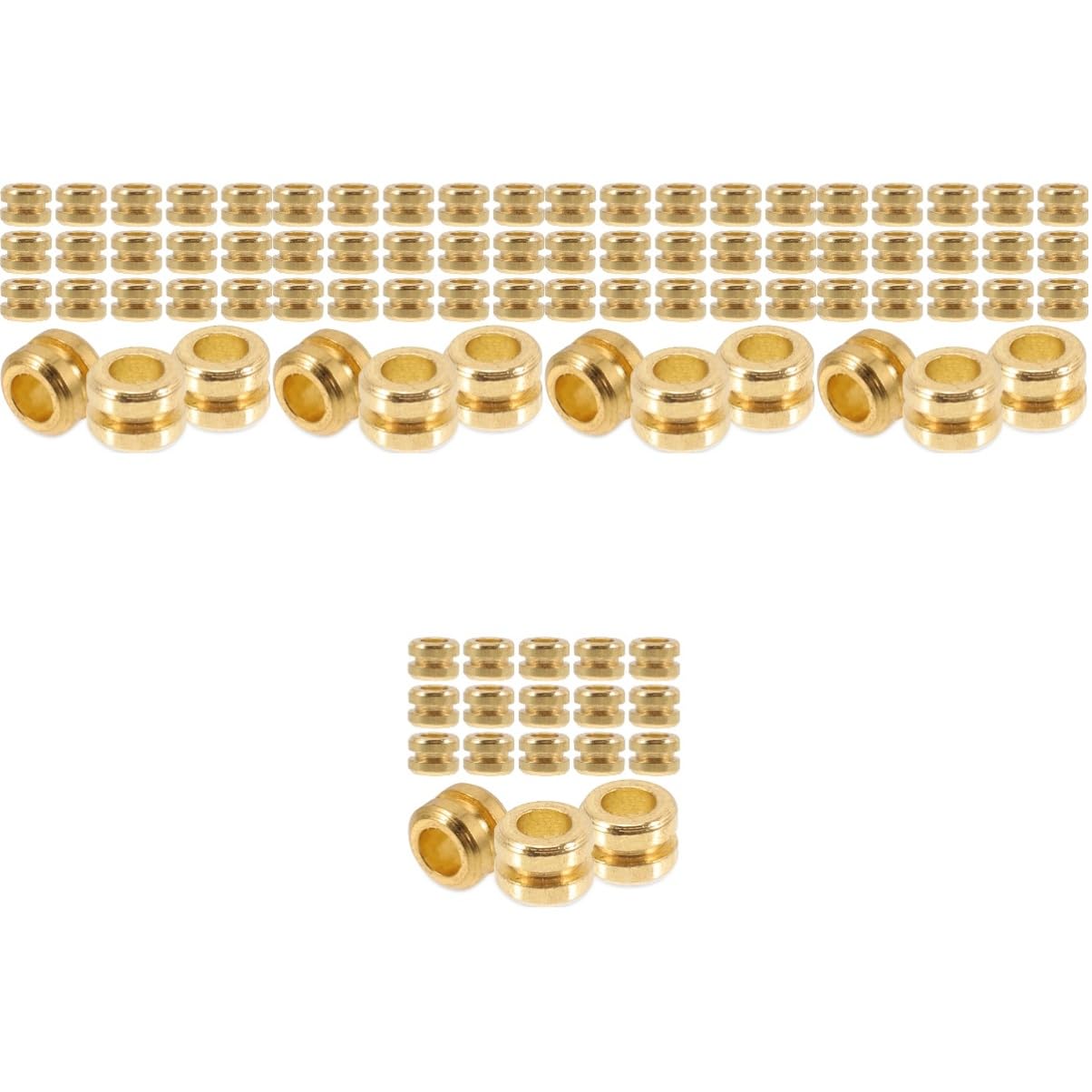 Milisten 5 Sets Wooden Guitar String Beads - 20pcs x 5 for Acoustic & Electric Guitars - Premium Guitar String Accessories for Tuning & String Replacement - Perfect for Musicians, Performers & Guitar Maintenance
