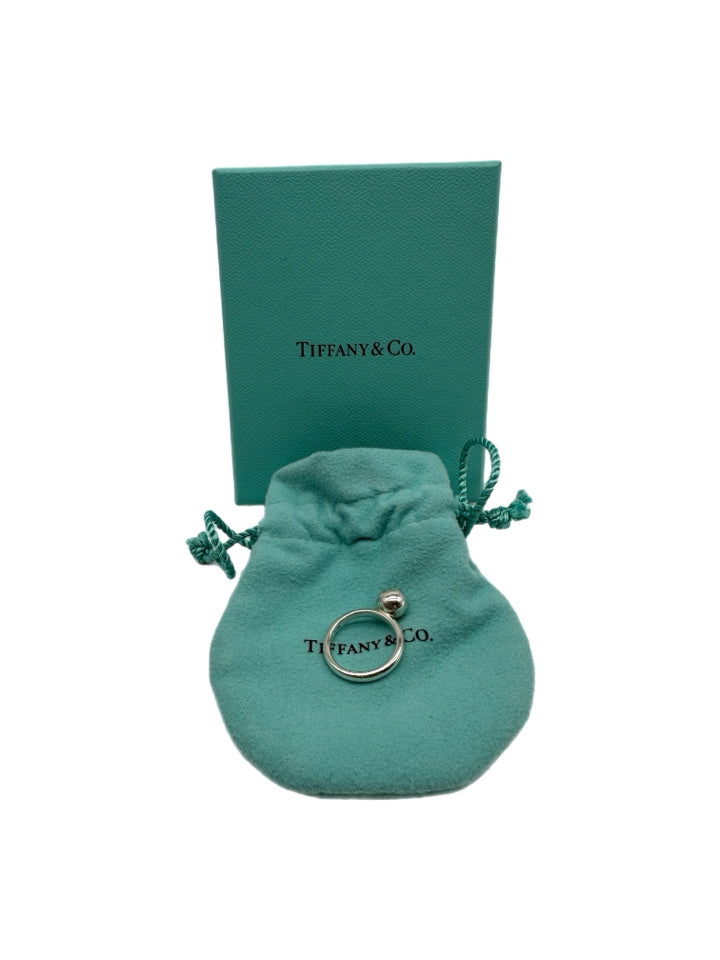 Tiffany & Co. Hardwear Ball 8mm 925 Sterling Silver Ring for Women - Size 4 | Elegant Jewelry Gift for Anniversary, Birthday & Special Occasions
