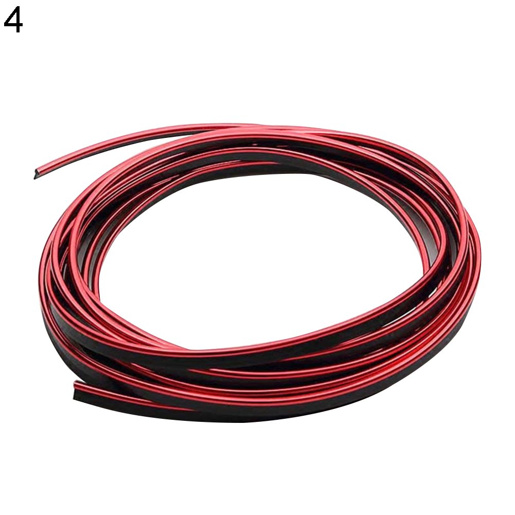 LKXHarleya 5M Car Decorative Thread Sticker - DIY Auto Styling Molding Trim Strip for Cars, Trucks & SUVs - Waterproof & Easy to Apply for Exterior Customization (Perfect for Accents, Racing Stripes & Body Kits)