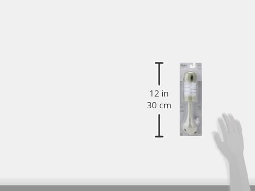 The First Years Sponge Mate Bottle and Nipple Cleaning Brush - Baby Bottle Brush Set for Newborns & Infants - Perfect for Cleaning Bottles, Nipples, and Small Feeding Accessories