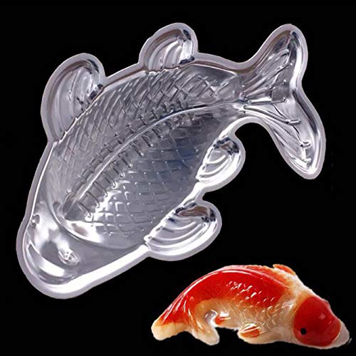 3D Koi Fish Cake Mold - 9 Inch Aluminum Alloy Baking Pan for Fish-Shaped Cakes | Perfect for Birthday Parties, Japanese-Themed Desserts & Creative Baking Projects