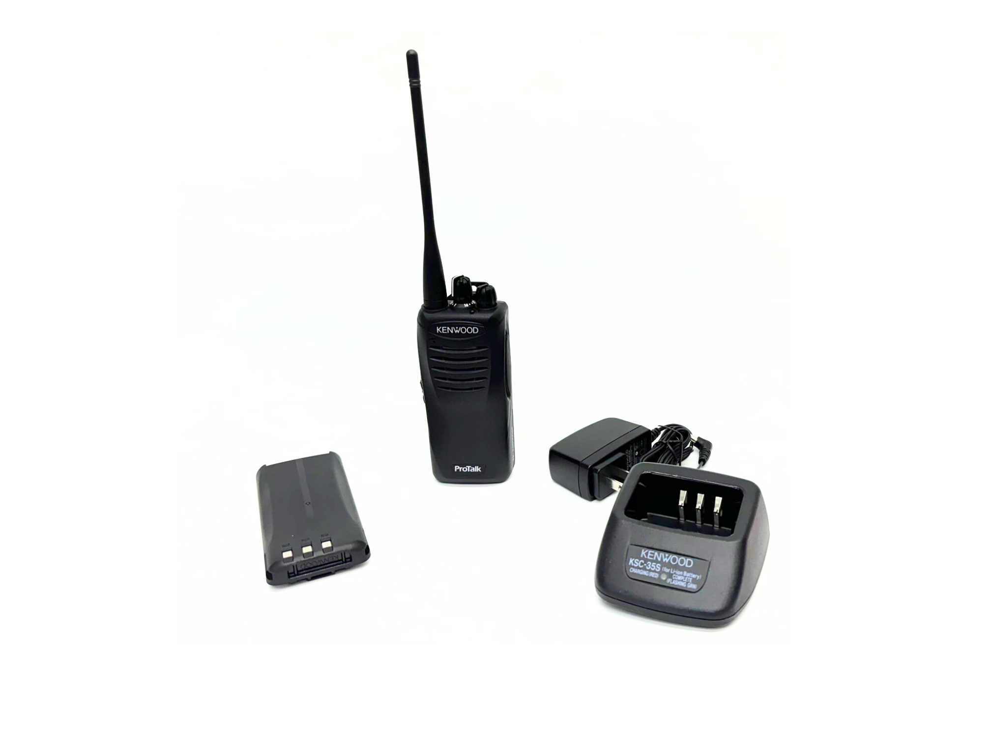 Kenwood TK3400U16P UHF Two-Way Portable Radio - 16 Channels, Long Range Communication for Construction, Security & Outdoor Activities