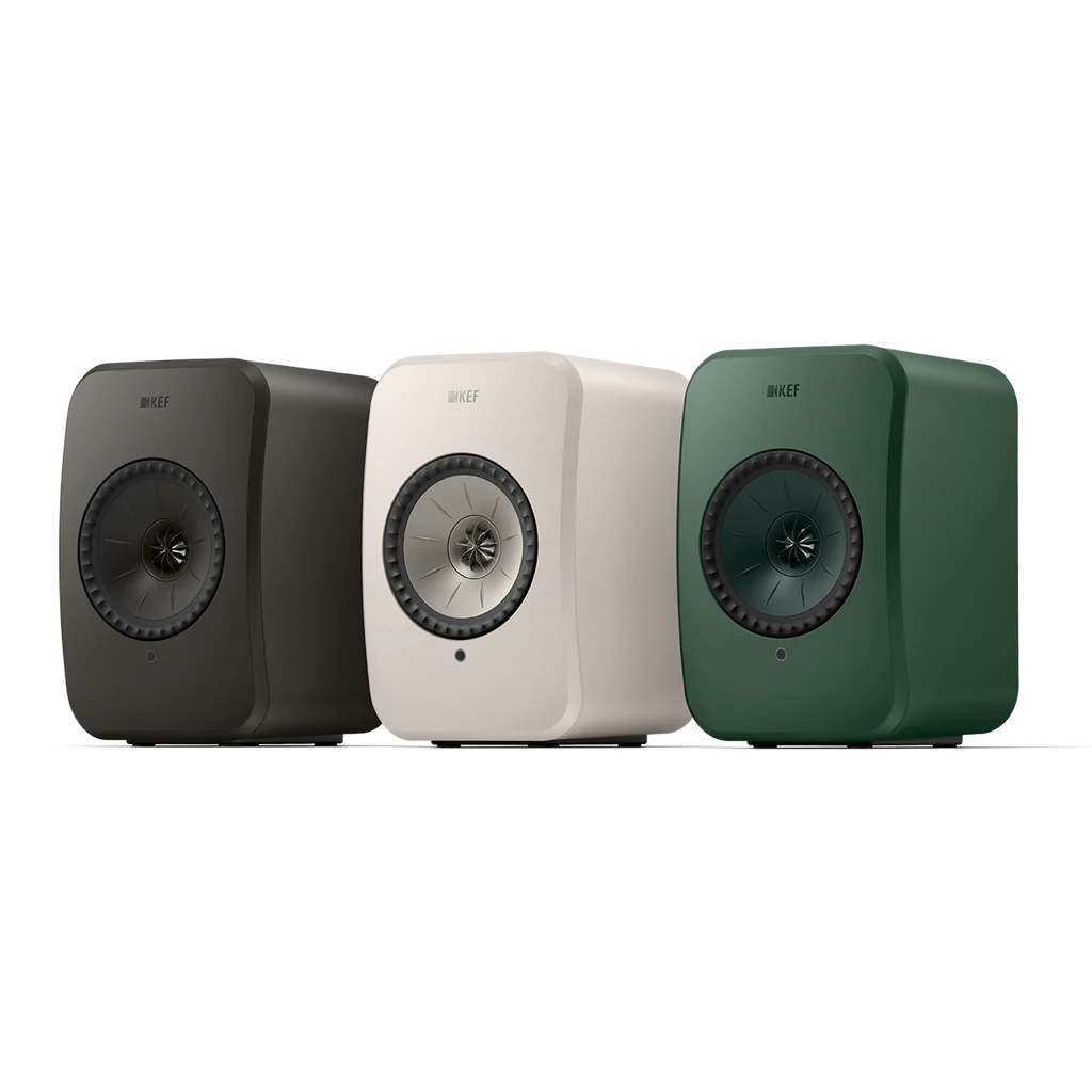 KEF LSX II LT Wireless Hi-Fi Bookshelf Speakers - Premium Sound for Home Audio, Streaming & Gaming - Perfect for Living Rooms, Studios & Offices