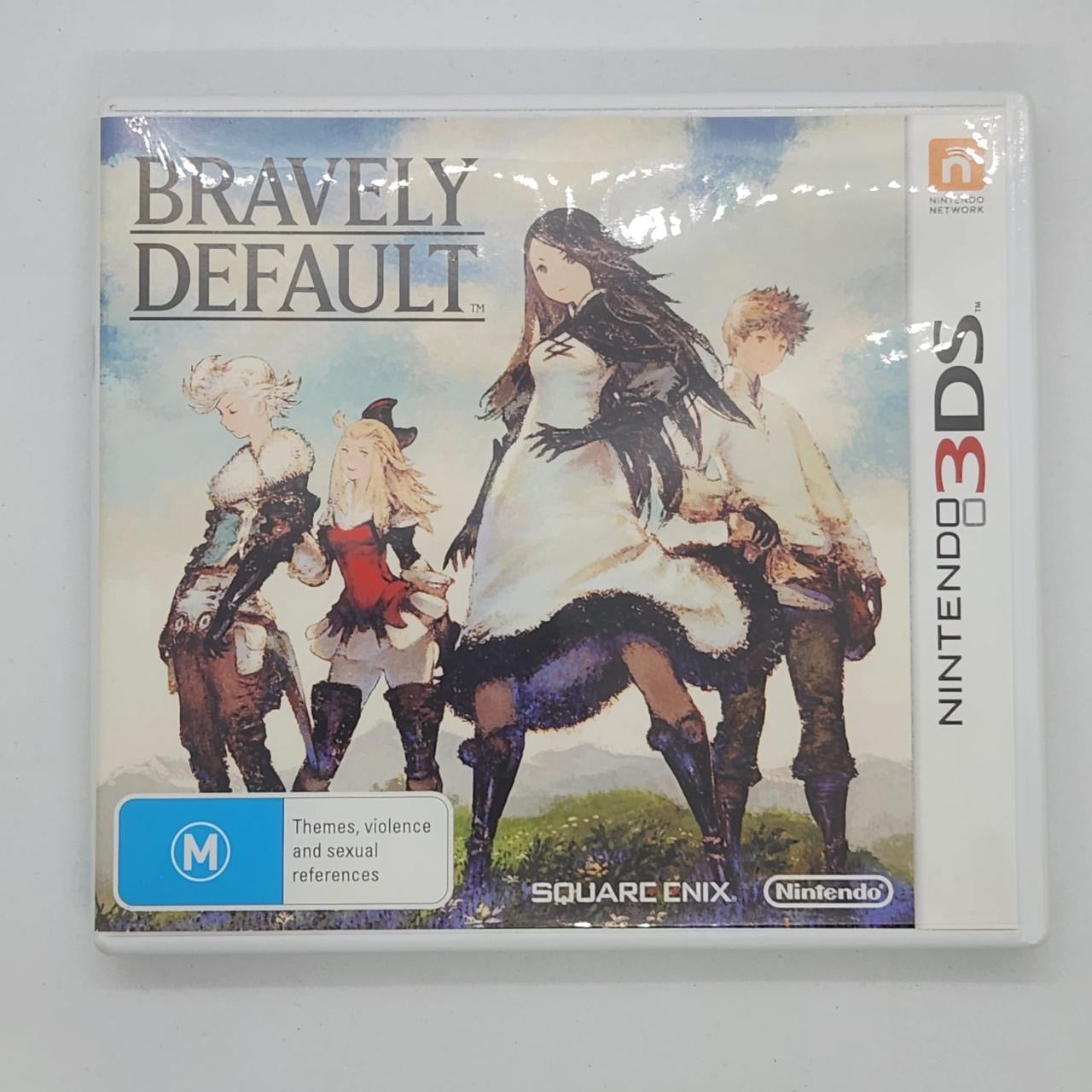 Bravely Default Nintendo 3DS Game with Manual - PAL Version | JRPG Adventure Game for Nintendo 3DS | Perfect for Travel & Home Gaming