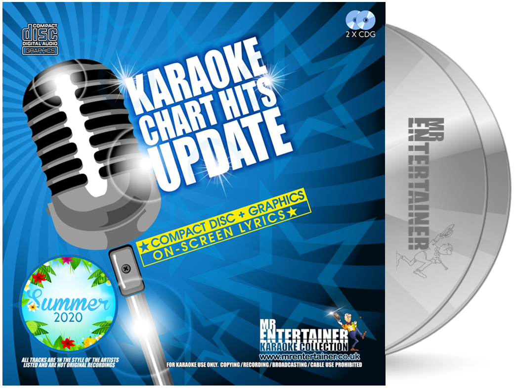 Mr Entertainer Karaoke Chart Hits Update Summer 2020 - Latest Popular Songs for Home Parties & Entertainment