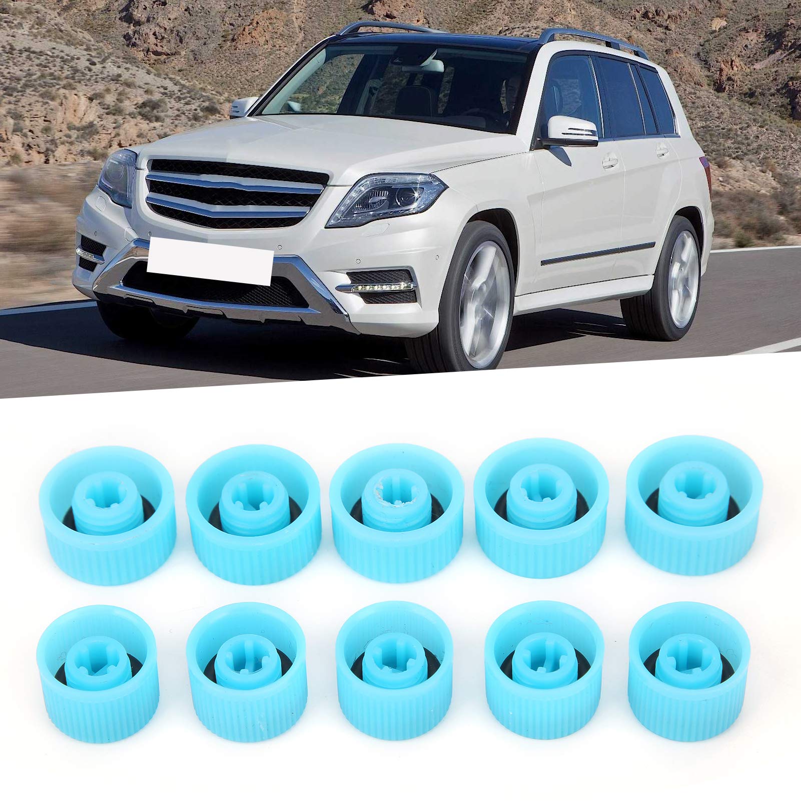 High/Low Side A/C Refrigerant Service Port Valve with Seal - 1PC Air Conditioning Dust Cover for Car AC System Maintenance & Repair