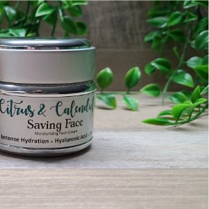 Calendula & Citrus Face Cream - Hydrating & Soothing Moisturizer for Dry & Sensitive Skin | Perfect for Daily Skincare & Nighttime Routine