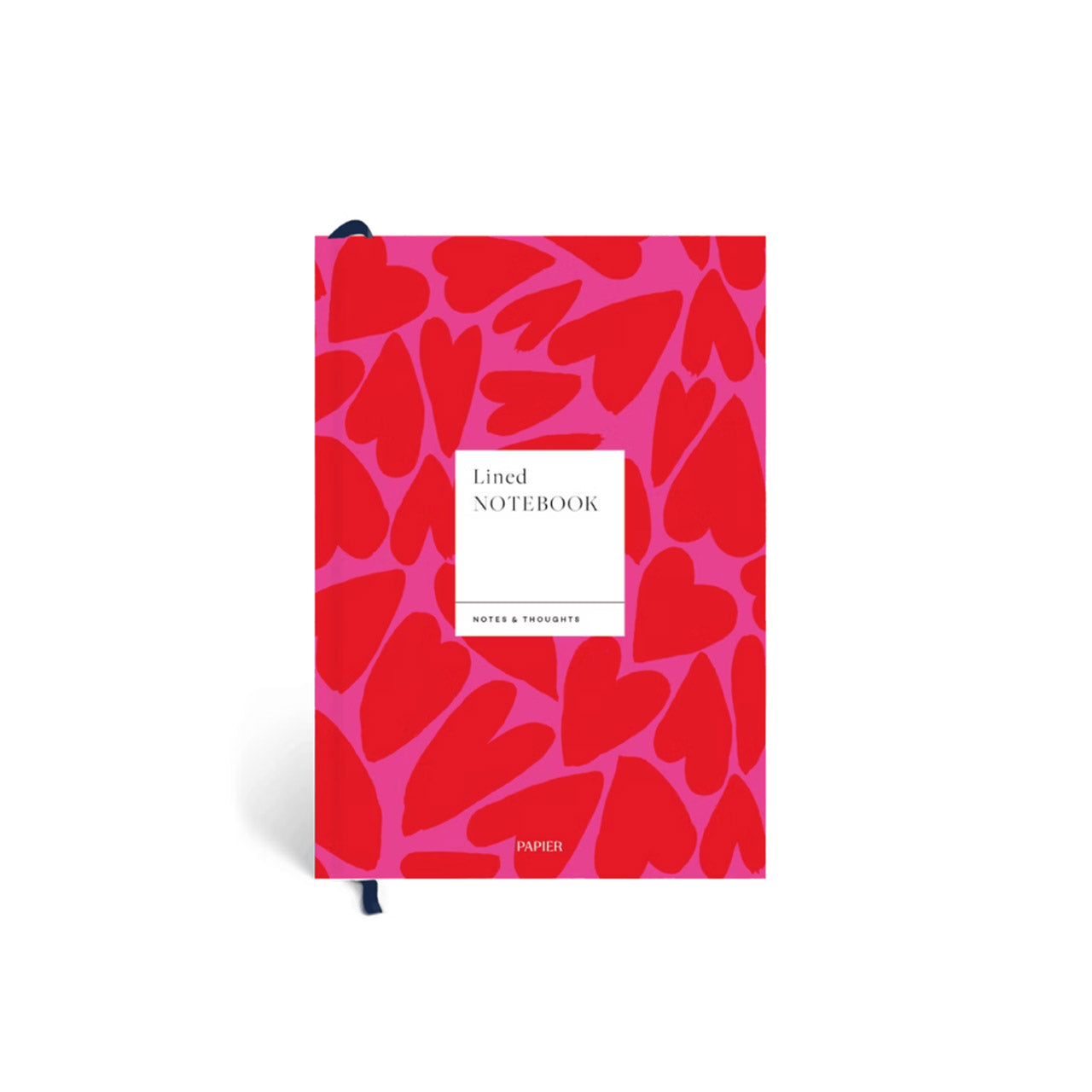 Heart-Themed A5 Notebook - Lined Journal for Writing, Note Taking & Gift Giving - Perfect for School, Office & Daily Inspiration