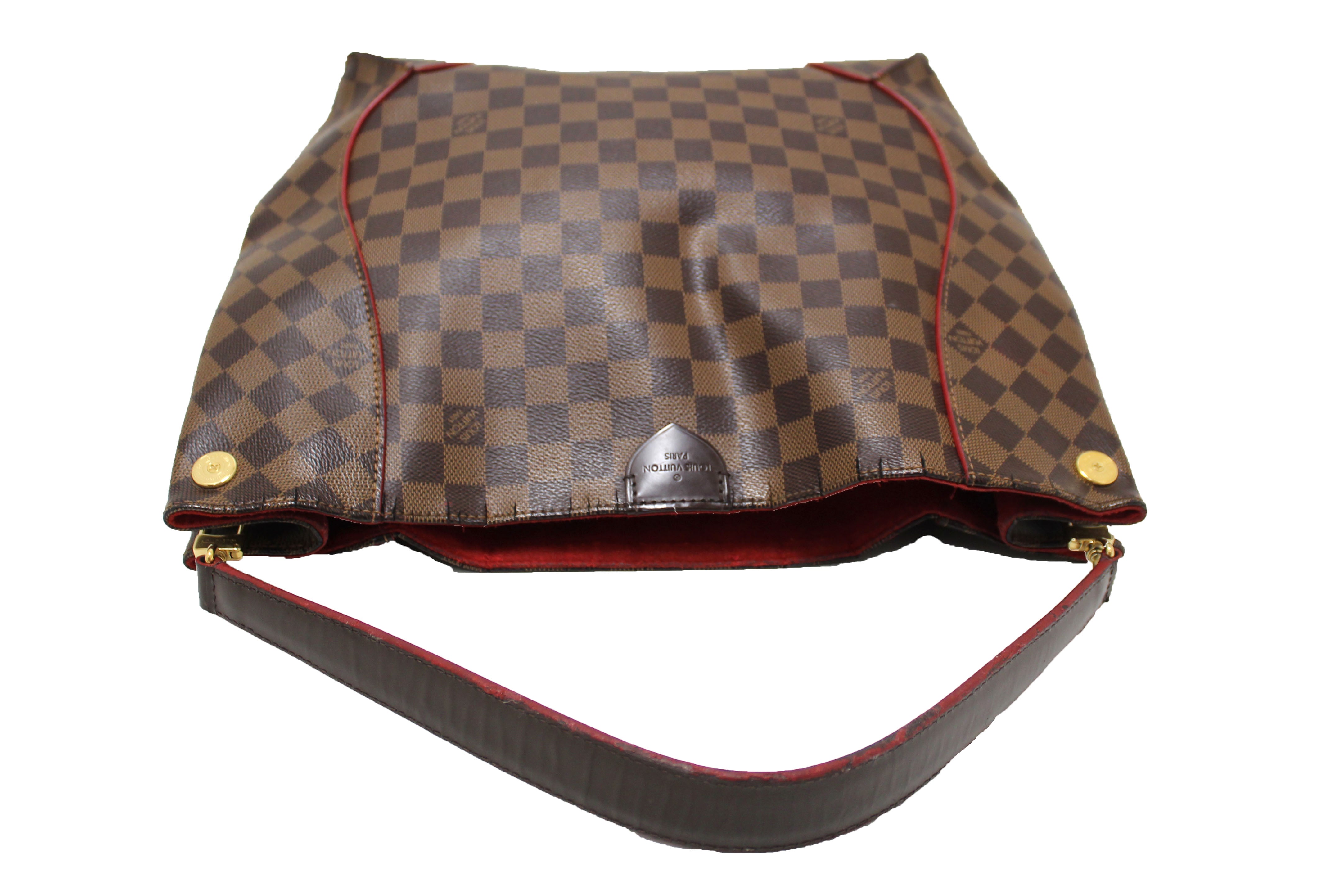 Authentic Louis Vuitton Damier Ebene Caissa Hobo Shoulder Bag - Luxury Designer Handbag for Women, Perfect for Work, Travel & Everyday Use