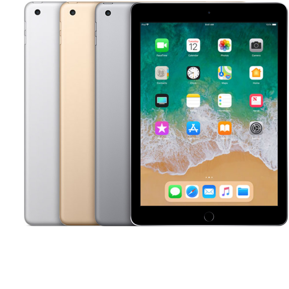 Apple iPad 5th Generation 9.7-inch Retina Display 128GB Wi-Fi Space Gray (Model A1822/MP2H2LL/A) - Perfect for Work, Study, and Entertainment