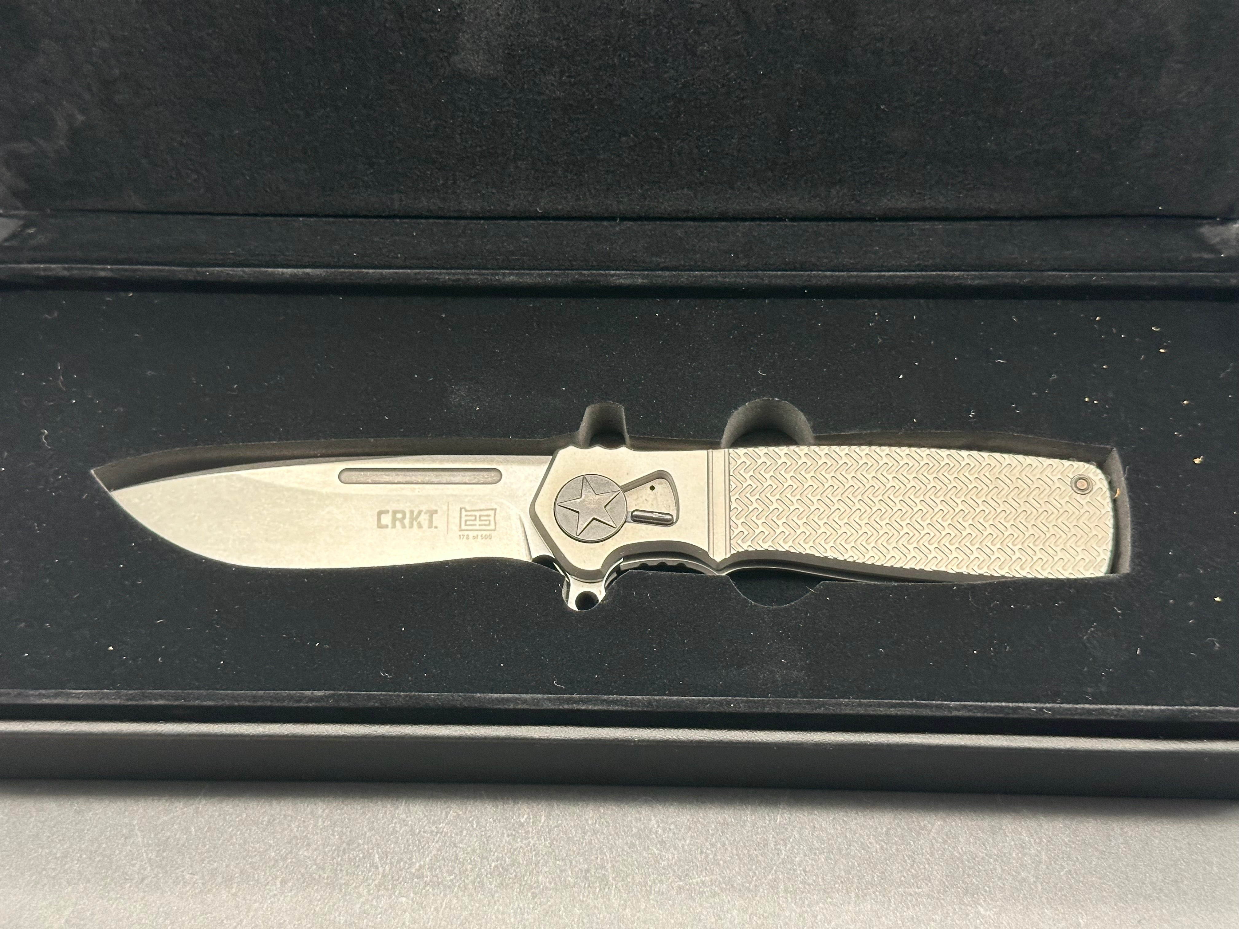 CRKT Homefront 25th Anniversary Edition Folding Knife - EDC Pocket Knife with Field Strip Technology - Perfect for Camping, Hiking & Outdoor Adventures