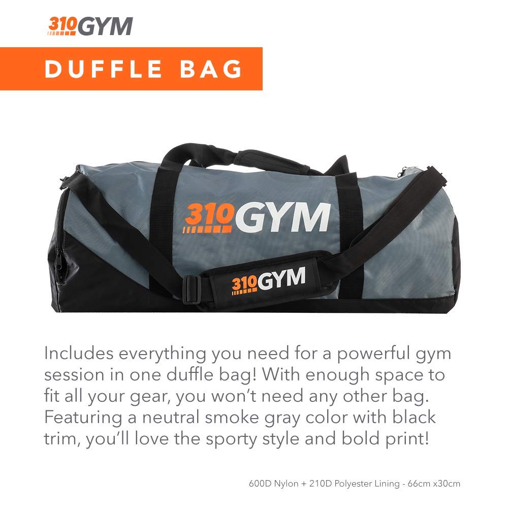 310 Gym Set - Portable Home & Travel Workout Kit with Resistance Bands, Core Sliders, Exercise Ball, Jump Rope & Towel | Perfect for Home Gym, Office & Outdoor Fitness | Strength Training & Cardio Equipment