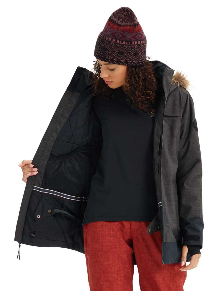 Burton Women's Lelah Insulated Winter Jacket 2020-2021 - Waterproof Snowboard Coat for Skiing & Outdoor Activities