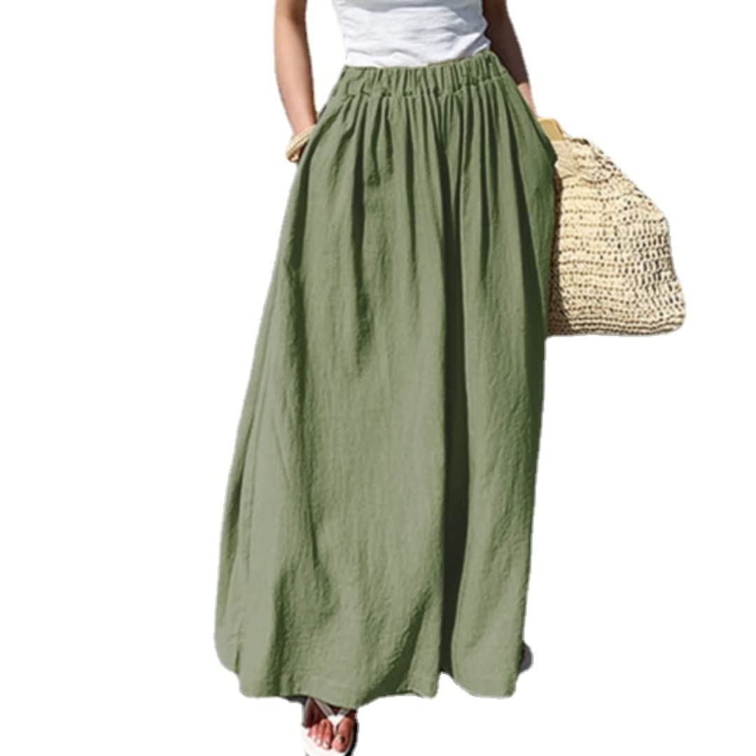 XPONNI Women's Flowy Wide Leg Palazzo Pants - Lightweight Summer Lounge Pants for Casual Wear, Beach, Yoga & Travel