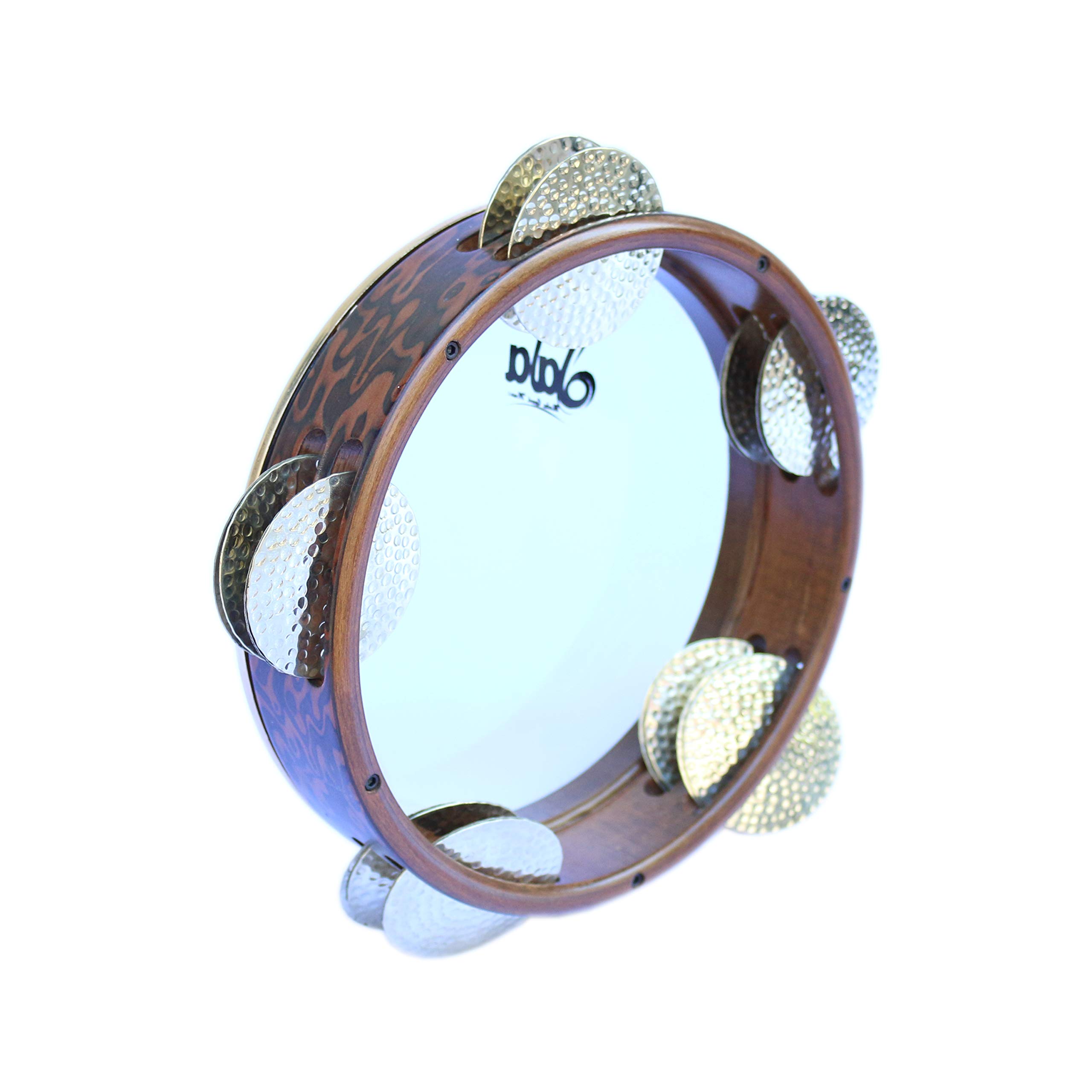 Professional Tunable Ultra Light Riq Drum Tambourine - Pro Light 3 for Live Performances, Studio Recording & Music Education