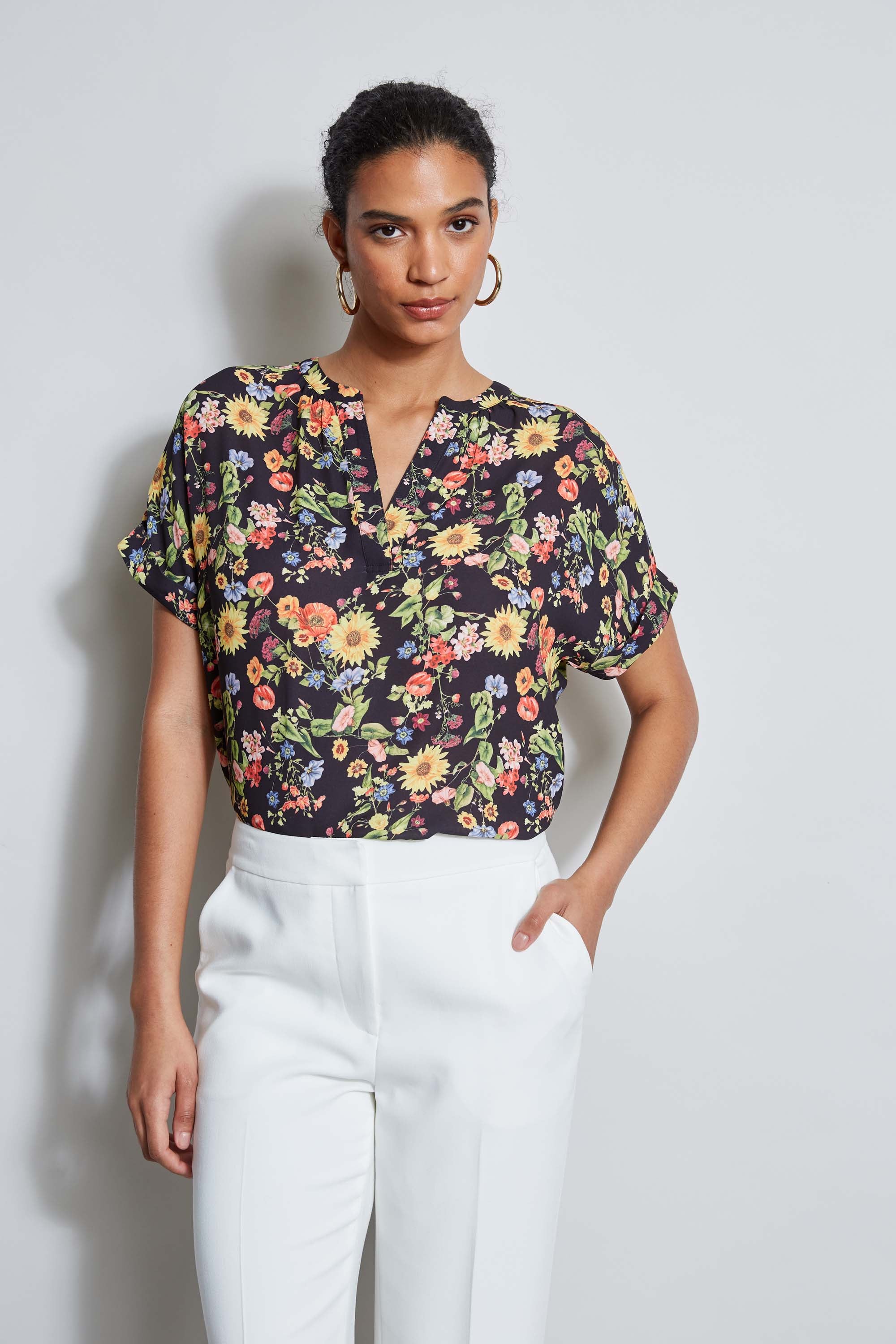 SUNRAY GARDEN PRINT (BLACK)