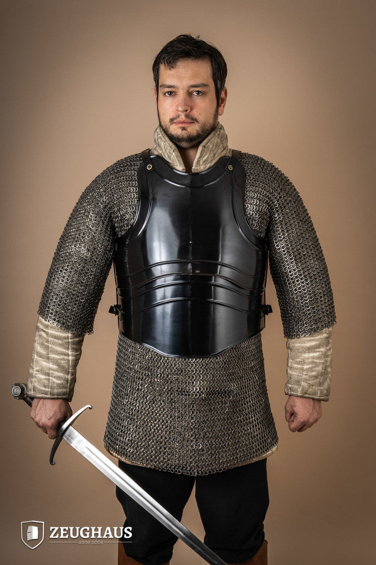 Cuirass Warrior Burnished Armor - Medieval Knight Costume for Cosplay, LARP & Renaissance Fairs | Authentic Historical Reenactment Gear