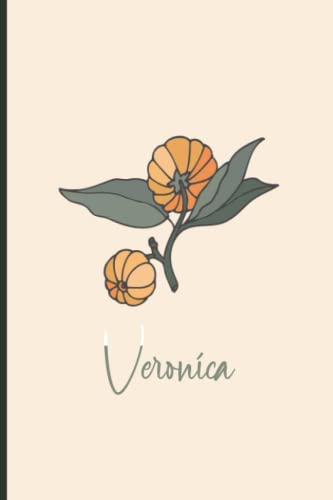 Vintage Botanical Herbs Engraved Notebook Journal for Women & Girls - Personalized Diary, 6x9