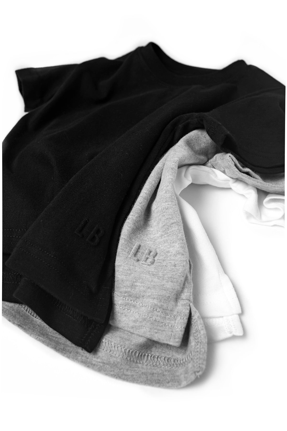 Premium 3-Pack Elevated Tee - Monochrome Basic T-Shirts for Men & Women | Casual Wear, Layering, Everyday Outfits